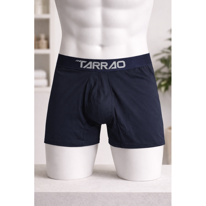 TARRAO - BOXER MICROFIBRA AZUL OSCURO LARGO