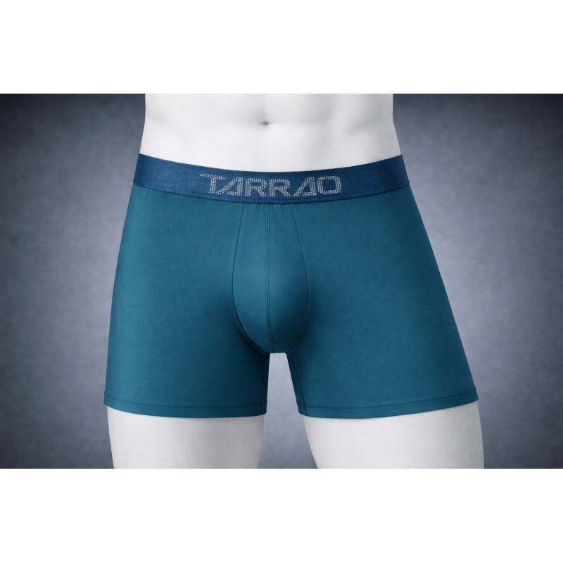 TARRAO - BOXER MICROFIBRA VERDE JADE OSCURO LARGO