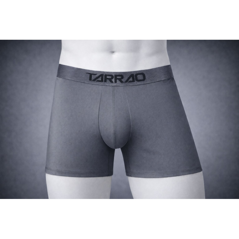 TARRAO - BOXER MICROFIBRA GRIS HUMO LARGO