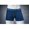 TARRAO - BOXER MICROFIBRA RAYAS AZUL TURQUESA 462