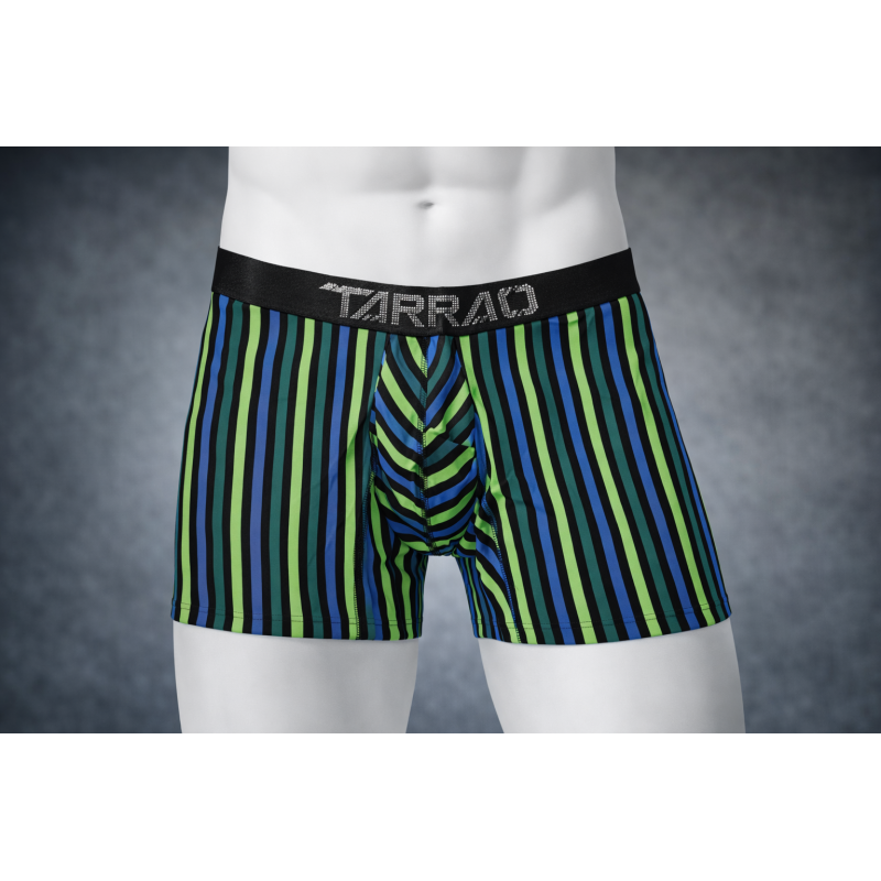 TARRAO - BOXER MICROFIBRA RAYAS VERDE NEON 435