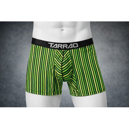 TARRAO - BOXER MICROFIBRA RAYAS VERDE NEON 423