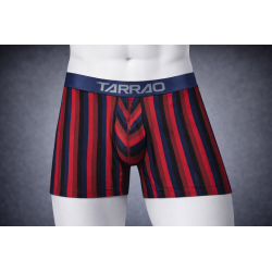 TARRAO - BOXER MICROFIBRA RAYAS VINOTINTO 477