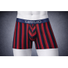 TARRAO - BOXER MICROFIBRA RAYAS VINOTINTO 477