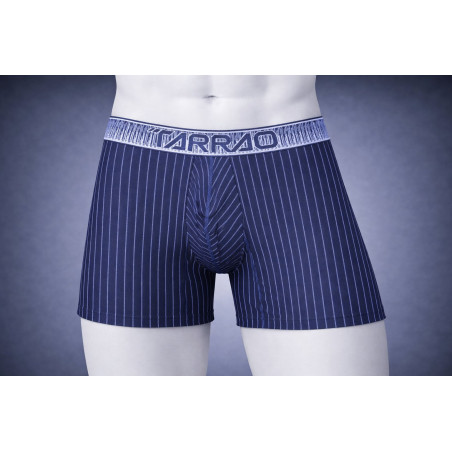 TARRAO - BOXER MICROFIBRA RAYAS AZUL OSCURO 464