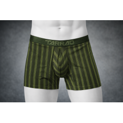 TARRAO - BOXER MICROFIBRA RAYAS VERDE MILITAR 463