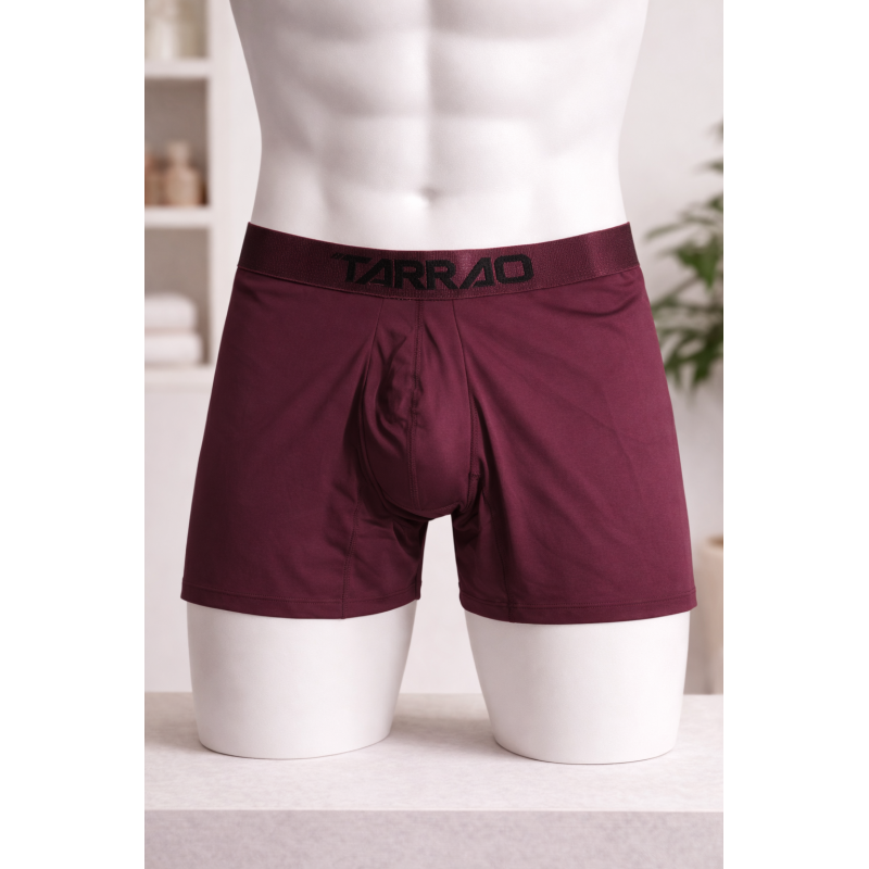 TARRAO - BOXER MICROFIBRA VINOTINTO LARGO